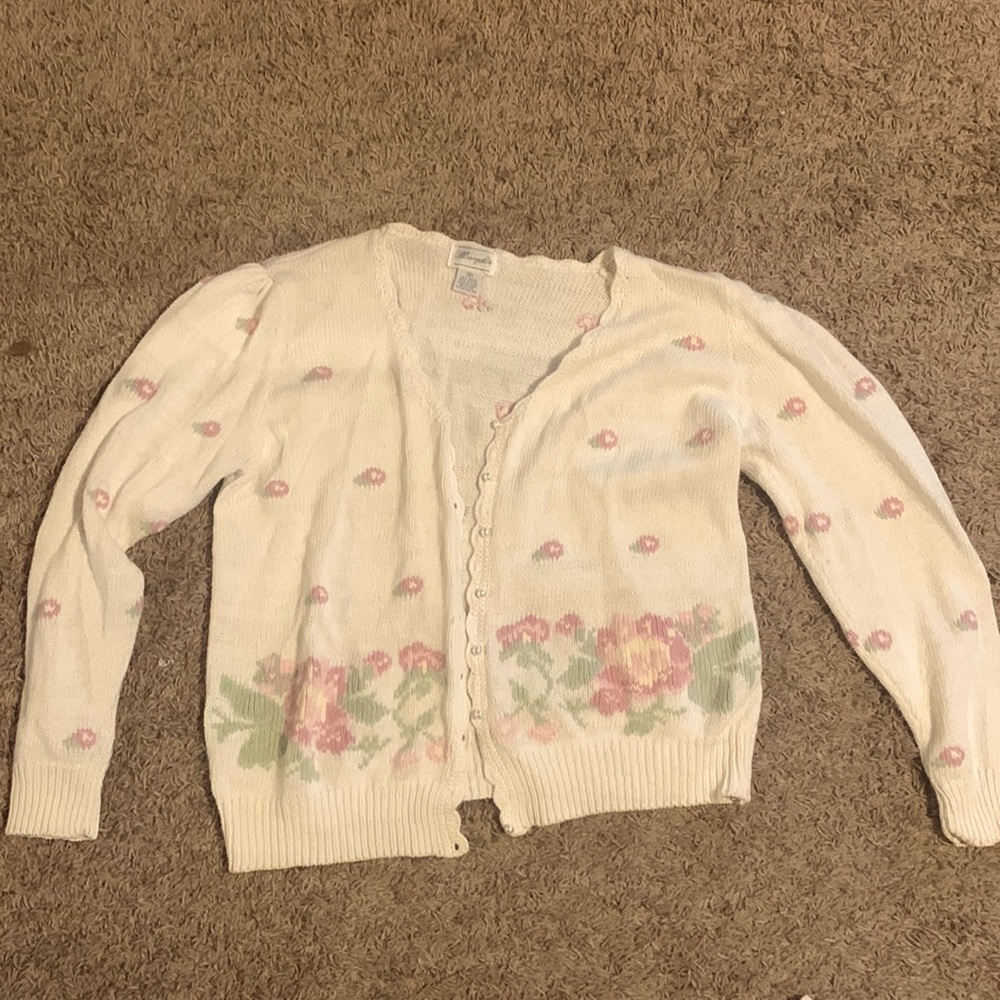 Floral Margules Sweater